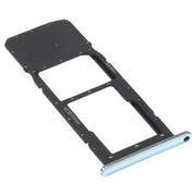 SIM Card Tray + Micro SD Card Tray for LG K61 LMQ630EAW, LM-Q630 (Blue)