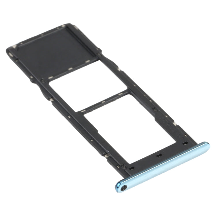 SIM Card Tray + Micro SD Card Tray for LG K61 LMQ630EAW, LM-Q630 (Blue) - For LG by PMC TechLife | Online Shopping South Africa | PMC TechLife | Buy Now Pay Later Mobicred
