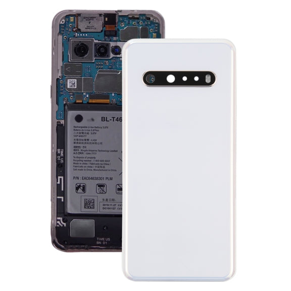 Original Back Battery Cover for LG V60 ThinQ 5G LM-V600(White)