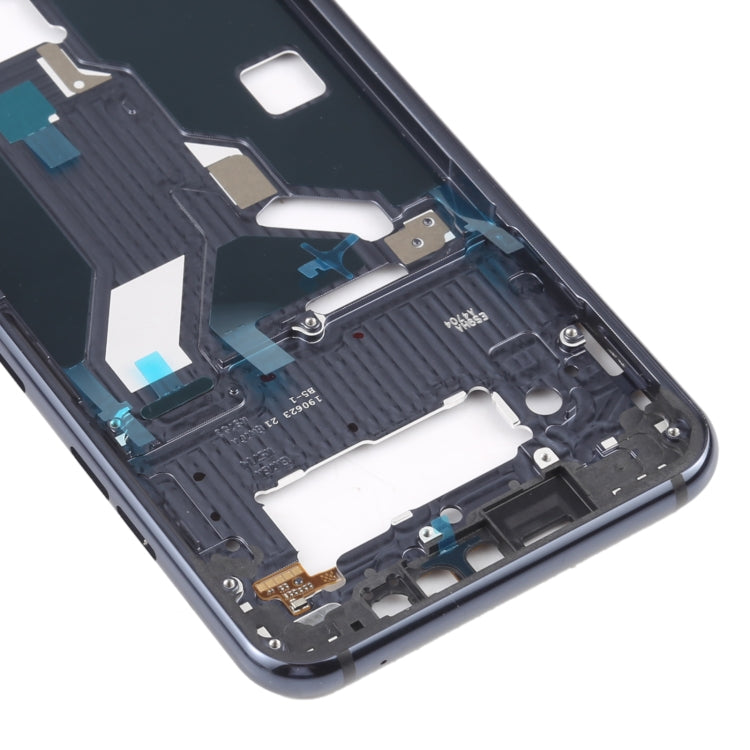 Front Housing LCD Frame Bezel Plate for LG G8s ThinQ LMG810 LM-G810 LMG810EAW (Black) - For LG by PMC TechLife | Online Shopping South Africa | PMC TechLife