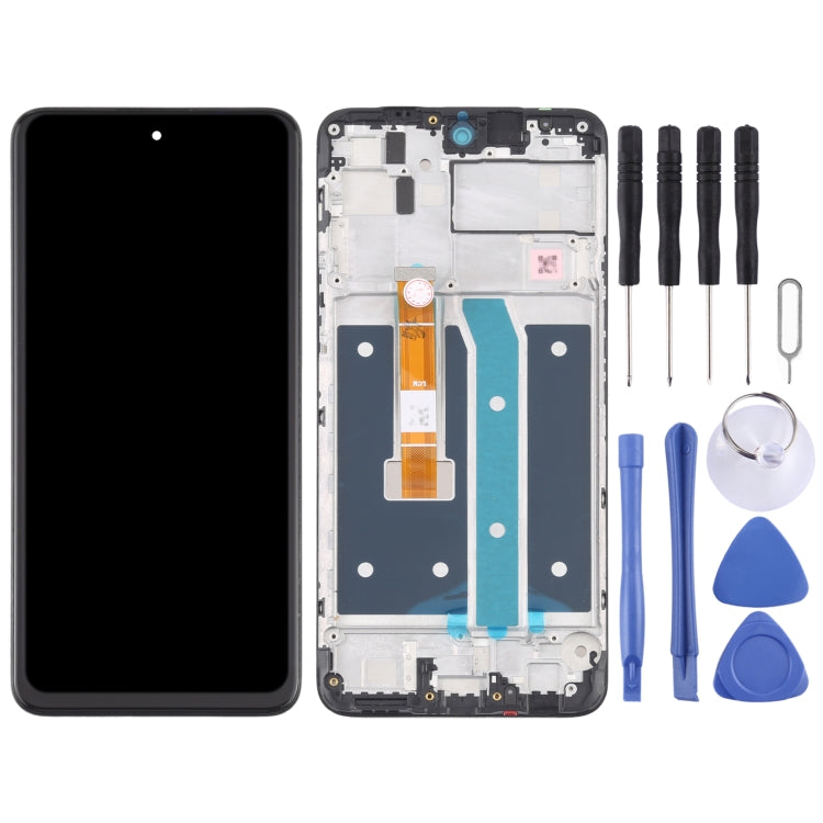 LCD Screen and Digitizer Full Assembly with Frame for LG K52 / K62 / Q52 LMK520 LM-K520 LMK520E LM-K520E LMK520Y LM-K520Y LMK520H LM-K520H LMK525H LMK525 LM-K525H LM-K525 - free shipping - PMC TechLife - Order now!