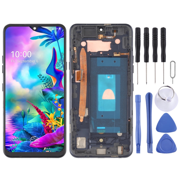 Original LCD Screen for LG G8X ThinQ LMG850EMW LM-G850 Digitizer Full Assembly with Frame (Black) - free shipping - PMC TechLife - Order now!