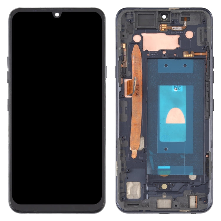 Original LCD Screen for LG G8X ThinQ LMG850EMW LM-G850 Digitizer Full Assembly with Frame (Black) - free shipping - PMC TechLife - Order now!