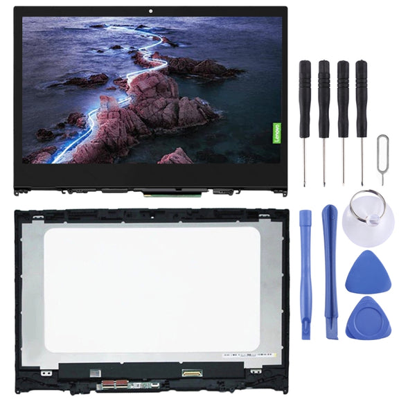 1366 x 768px OEM LCD Screen for Lenovo Yoga 520-14IKB Digitizer Full Assembly With Frame (Black)