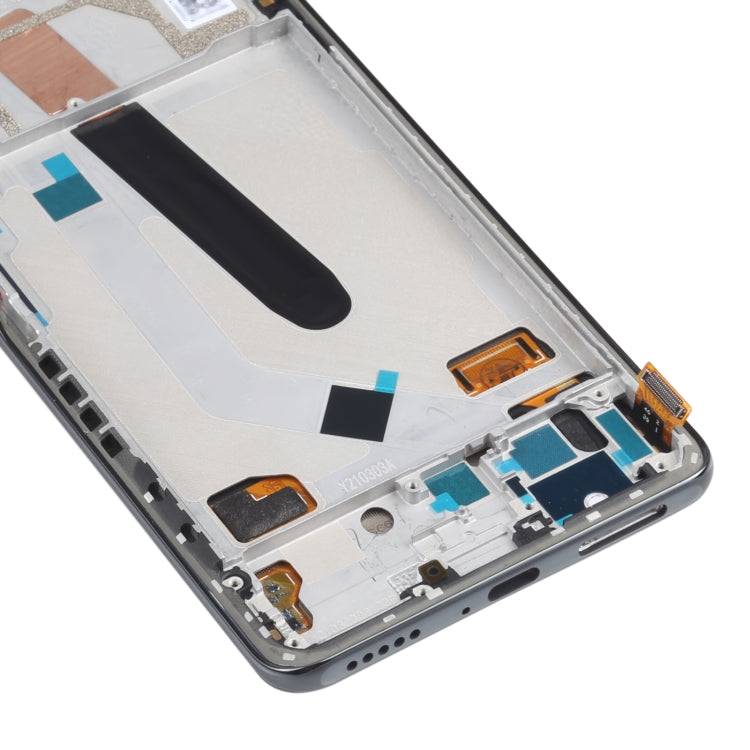 AMOLED Material Original LCD Screen and Digitizer Full Assembly With Frame for Xiaomi Redmi K40 / Redmi K40 Pro / Redmi K40 Pro+ / Mi 11i / Poco F3 / M2012K11AC M2012K11C M2012K11AG M2012K11G(Black)