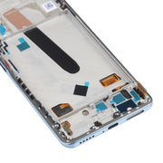 AMOLED Material Original LCD Screen and Digitizer Full Assembly With Frame for Xiaomi Redmi K40 / Redmi K40 Pro / Redmi K40 Pro+ / Mi 11i / Poco F3 / M2012K11AC M2012K11C M2012K11AG M2012K11G(Blue)