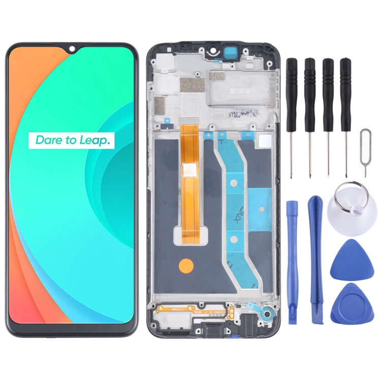 Original LCD Screen and Digitizer Full Assembly With Frame for OPPO Realme C11 RMX2185 - free shipping - PMC TechLife - Order now!