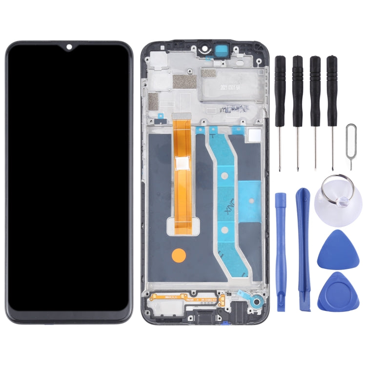 Original LCD Screen and Digitizer Full Assembly With Frame for OPPO Realme C11 RMX2185 - free shipping - PMC TechLife - Order now!