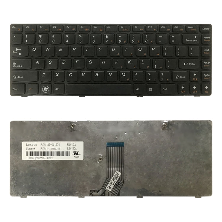 US Version Keyboard for Lenovo G470 V470 B470 B490 G475 B475E V480C B480 M490 B475 V480 M495 - Replacement Keyboards by PMC TechLife | Online Shopping South Africa | PMC TechLife