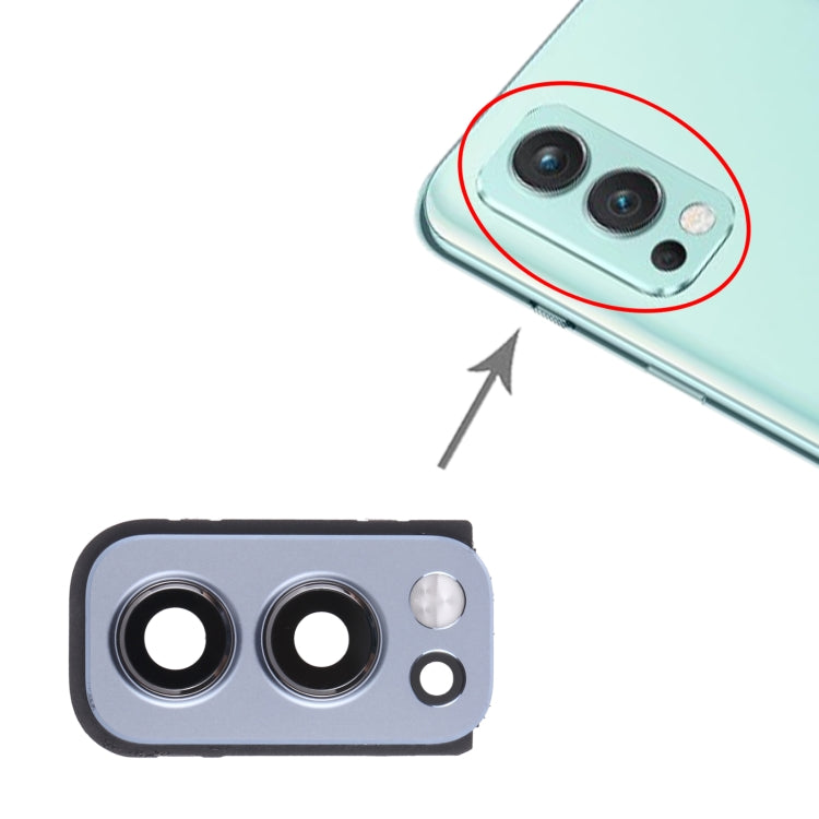 For OnePlus Nord 2 Camera Lens Cover (Grey)