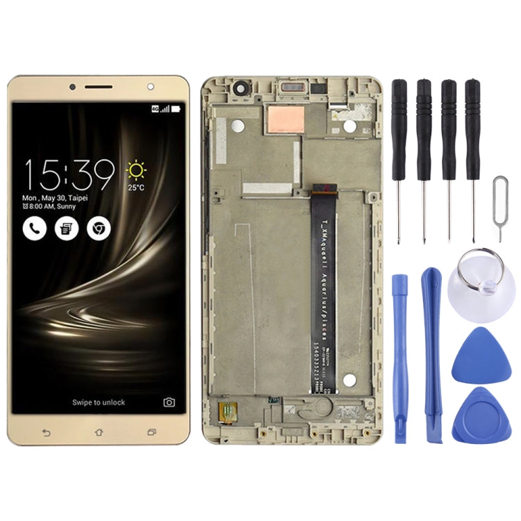 OEM LCD Screen for Asus Zenfone 3 Deluxe ZS550KL Z01FD Digitizer Full Assembly with Frame���Gold) - free shipping - PMC TechLife - Order now!