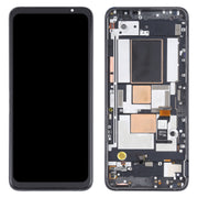 Original OLED LCD Screen for Asus ROG Phone 5 ZS673KS Digitizer Full Assembly with Frame���Black)