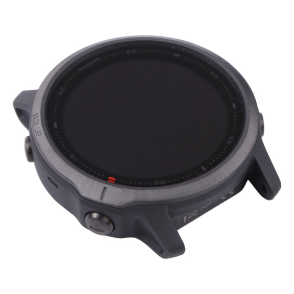LCD Screen and Digitizer Full Assembly With Frame for Garmin Fenix 6S(Black)