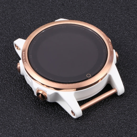 LCD Screen and Digitizer Full Assembly With Frame for Garmin Fenix 5S (Sapphire Version)(White)