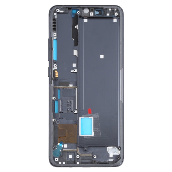 Front Housing LCD Frame Bezel Plate for Xiaomi Mi Note 10 Lite M2002F4LG, M1910F4G (Black)