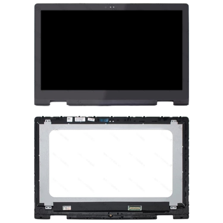 FHD 1920 x 1080 40 Pin P58F001 OEM LCD Screen for Dell Inspiron 15 5568 5578 Digitizer Full Assembly with Frame���Black)