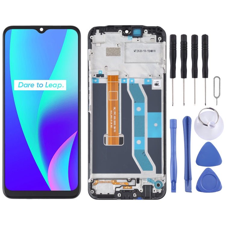 Original LCD Screen and Digitizer Full Assembly With Frame for OPPO Realme C15 RMX2180(Standard Version MTK) - free shipping - PMC TechLife - Order now!