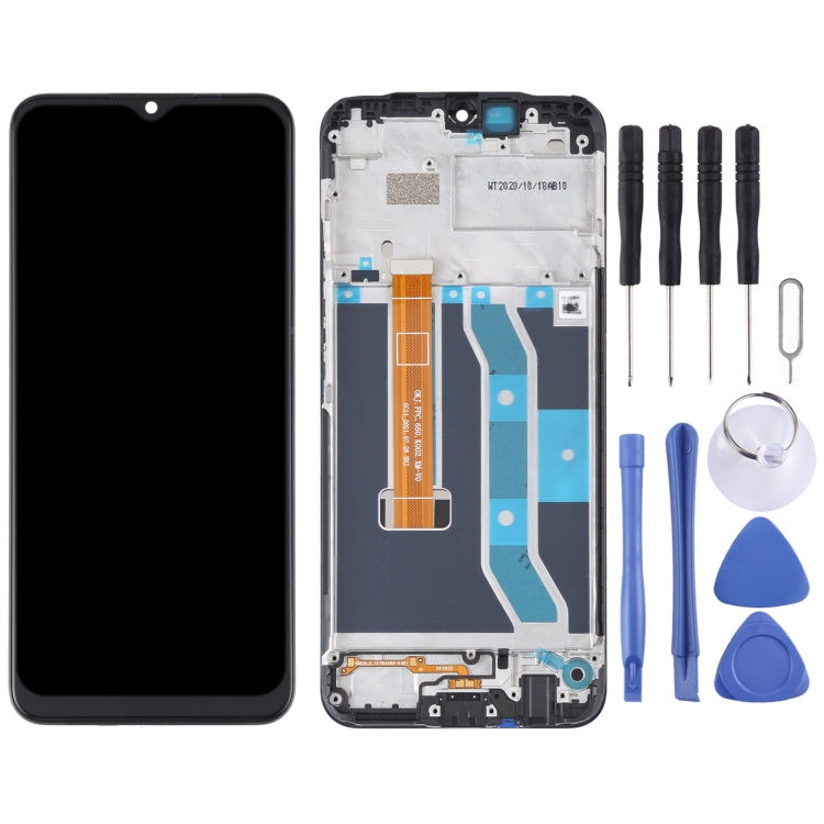 Original LCD Screen and Digitizer Full Assembly With Frame for OPPO Realme C15 RMX2180(Standard Version MTK) - free shipping - PMC TechLife - Order now!