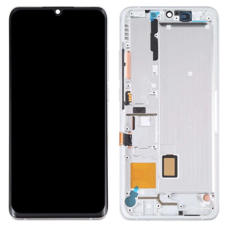 AMOLED LCD Screen for Xiaomi Mi Note 10 Lite M2002F4LG Digitizer Full Assembly with Frame(Silver) - free shipping - PMC TechLife - Order now!