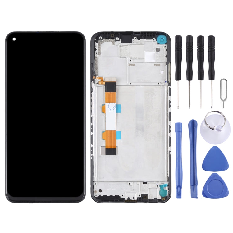 Original LCD Screen and Digitizer Full Assembly With Frame for Xiaomi Redmi Note 9 5G / Redmi Note 9T 5G M2007J22C - free shipping - PMC TechLife - Order now!