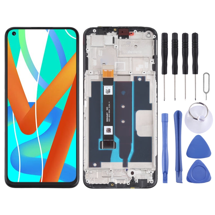 Original LCD Screen and Digitizer Full Assembly With Frame for OPPO Realme V13 5G - free shipping - PMC TechLife - Order now!