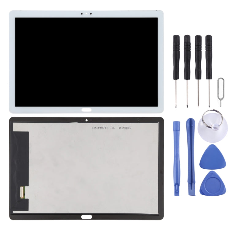 OEM LCD Screen for Huawei MediaPad T5 10.1 (LTE) with Digitizer Full Assembly (White) - free shipping - PMC TechLife - Order now!