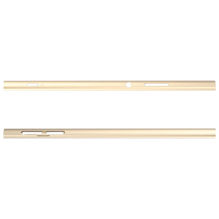 1 Pair Metal Side Part Sidebar For Sony Xperia XA2 Ultra (Gold) - Frame Bezel Plate by PMC TechLife | Online Shopping South Africa | PMC TechLife