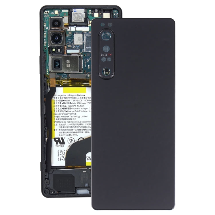 Battery Back Cover for Sony Xperia 1 II(Black) - Back Cover by PMC TechLife | Online Shopping South Africa | PMC TechLife