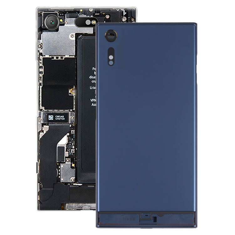 Battery Back Cover for Sony Xperia XZ1(Blue) - Back Cover by PMC TechLife | Online Shopping South Africa | PMC TechLife