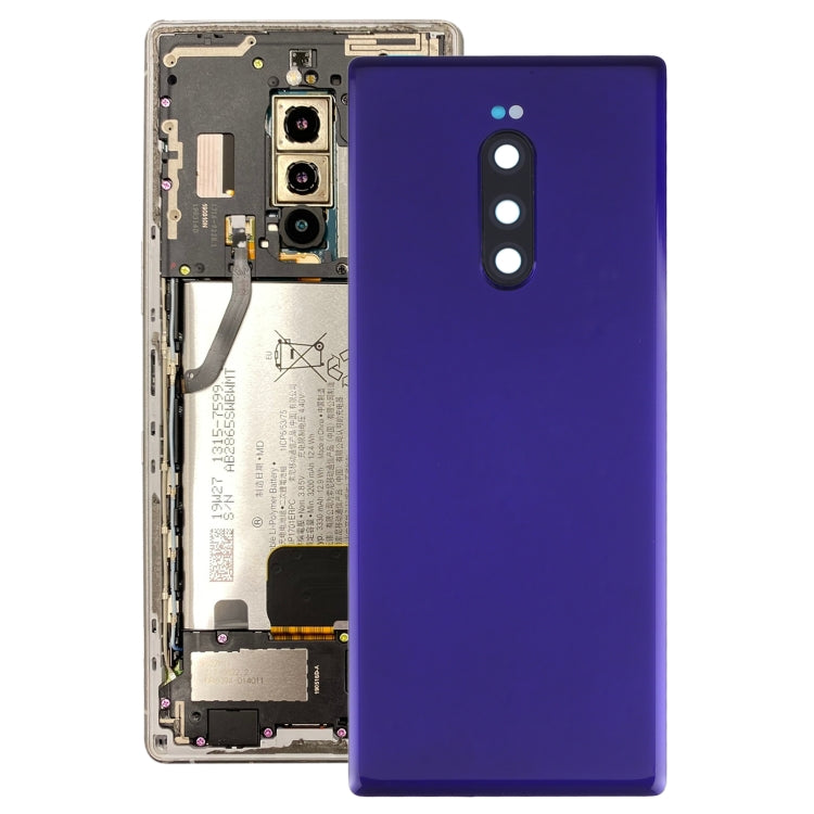 Battery Back Cover for Sony Xperia 1 / Xperia XZ4(Purple) - Back Cover by PMC TechLife | Online Shopping South Africa | PMC TechLife