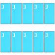 10 PCS Original Front Housing Adhesive for Sony Xperia XZ1 - free shipping - PMC TechLife - Order now!
