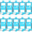 10 PCS Original Back Housing Cover Adhesive for Sony Xperia Z5 Compact - Adhesive Sticker by PMC TechLife | Online Shopping South Africa | PMC TechLife