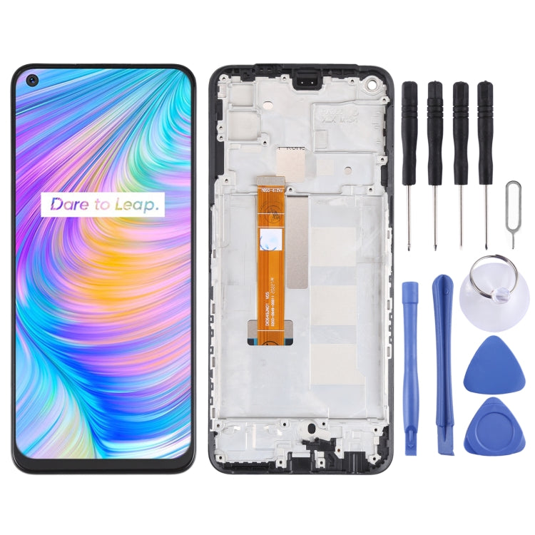 Original LCD Screen and Digitizer Full Assembly With Frame for OPPO Realme Q2 RMX2117 - free shipping - PMC TechLife - Order now!
