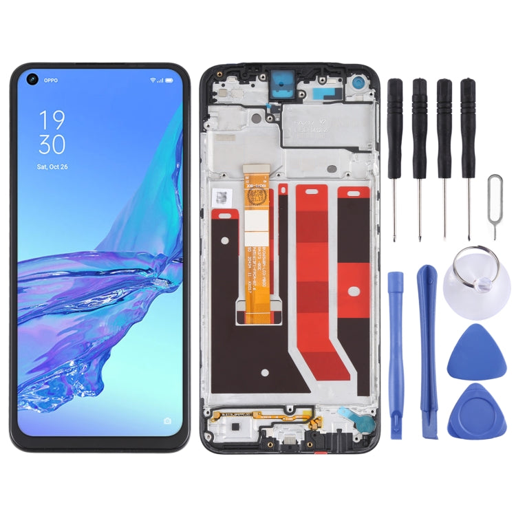 Original LCD Screen and Digitizer Full Assembly With Frame for OPPO A53 4G CPH2127 CPH2131 - free shipping - PMC TechLife - Order now!