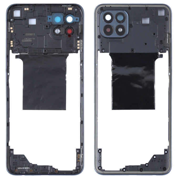 For OPPO Reno4 SE/A93 4G/OPPO Reno4 F/Reno4 Lite/F17 Pro PEAT00, PEAM00 Original Middle Frame Bezel Plate (Black) - free shipping - PMC TechLife - Order now!