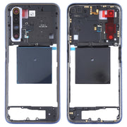 For Realme X50 5G China RMX2051, RMX2025 / Realme X50m 5G Original Middle Frame Bezel Plate(Baby Blue)