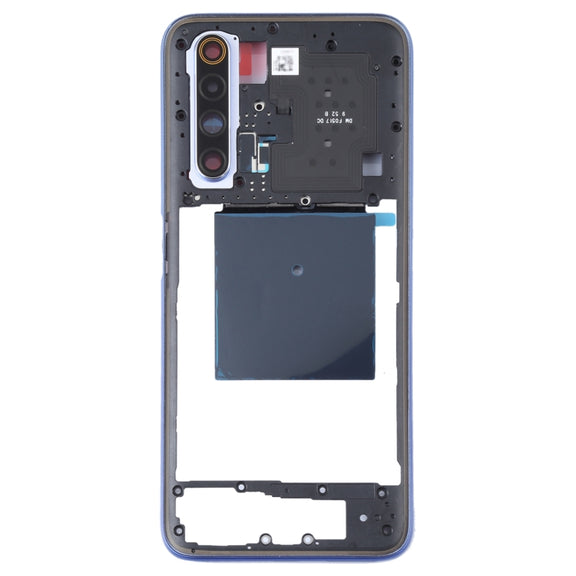 For Realme X50 5G China RMX2051, RMX2025 / Realme X50m 5G Original Middle Frame Bezel Plate(Baby Blue)