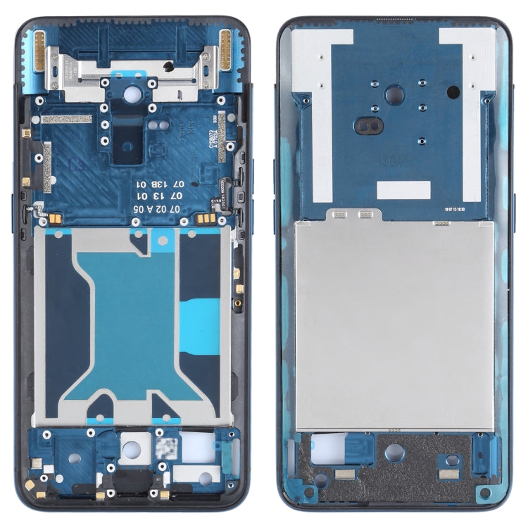 For OPPO Find X CPH1871, PAFM00 Original Middle Frame Bezel Plate (Blue) - free shipping - PMC TechLife - Order now!