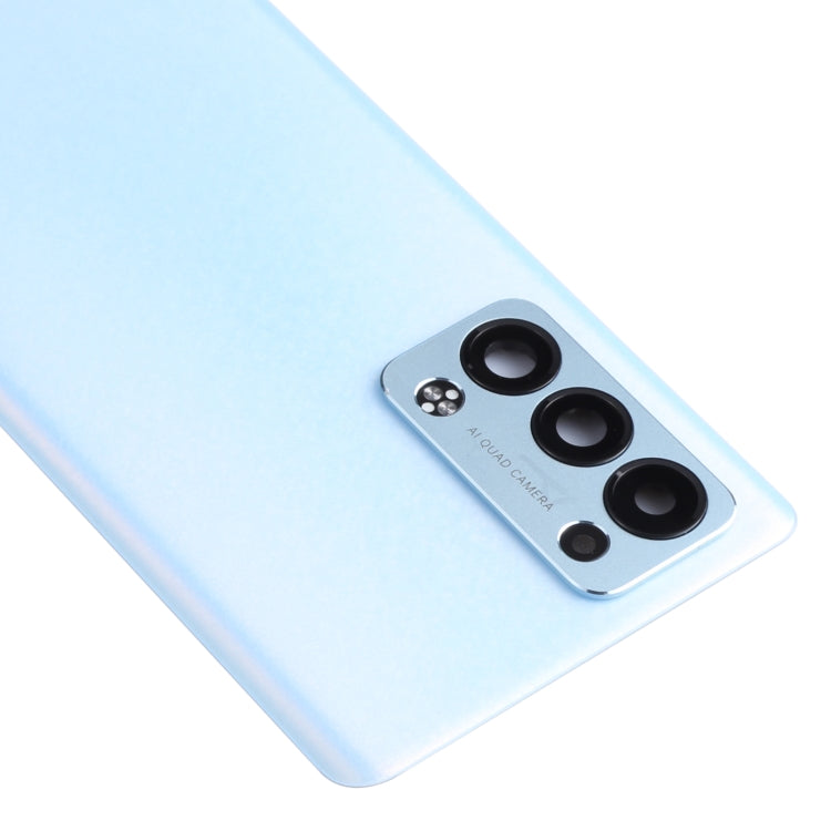 For OPPO Reno6 Pro+ 5G / Reno6 Pro 5G Snapdragon CPH2247, PENM00 Original Battery Back Cover (Blue) - Back Cover by PMC TechLife | Online Shopping South Africa | PMC TechLife