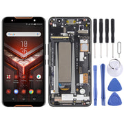 Original LCD Screen for Asus ROG Phone ZS600KL Z01QD Digitizer Full Assembly with Frame���Black)