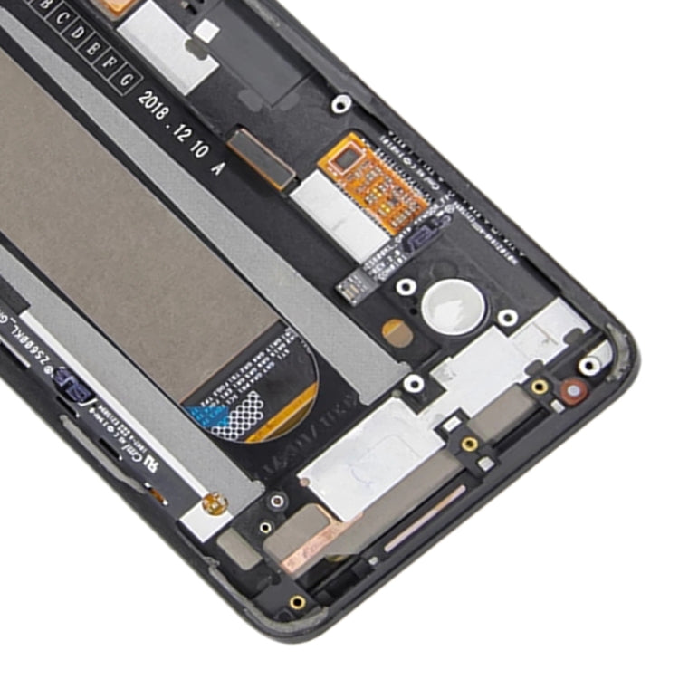 Original LCD Screen for Asus ROG Phone ZS600KL Z01QD Digitizer Full Assembly with Frame���Black)