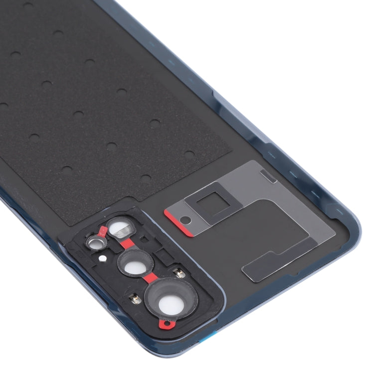 For OnePlus Nord 2 Battery Back Cover with Camera Lens Cover (Grey) - Back Cover by PMC TechLife | Online Shopping South Africa | PMC TechLife