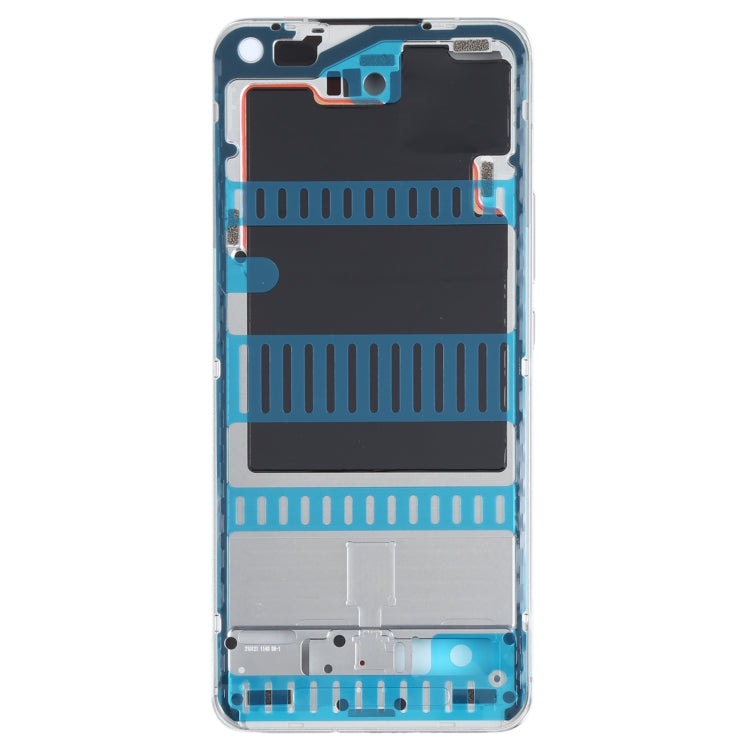 Original Front Housing LCD Frame Bezel Plate for Xiaomi Mi 11 Pro M2102K1AC (Silver)
