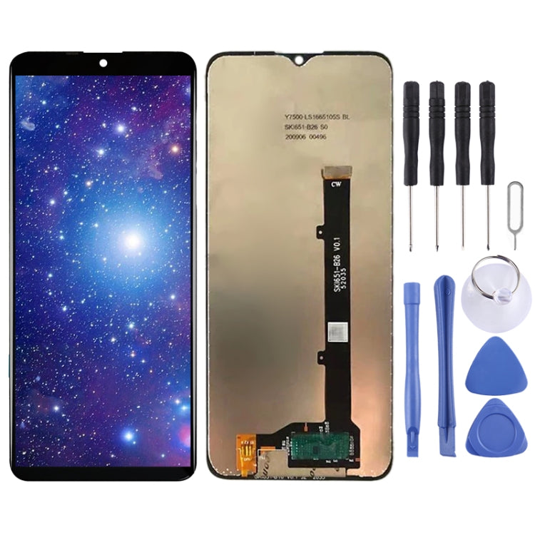 OEM LCD Screen for ZTE Blade A71 (2021) A7030 with Digitizer Full Assembly (Black) - free shipping - PMC TechLife - Order now!