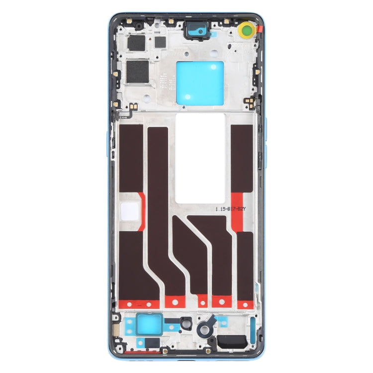 For OPPO Realme X7 Pro Ultra Original Front Housing LCD Frame Bezel Plate (Blue) - Frame Bezel Plate by PMC TechLife | Online Shopping South Africa | PMC TechLife