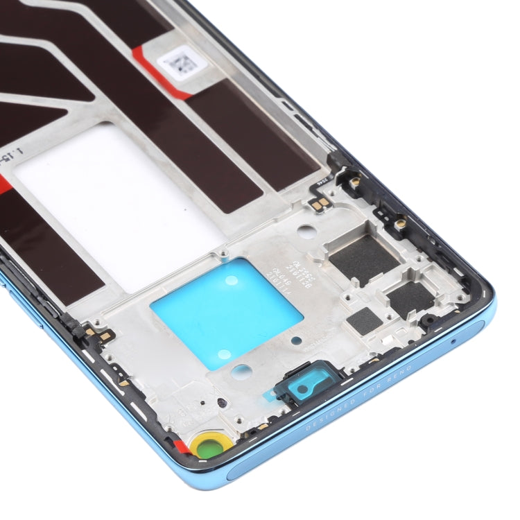 For OPPO Realme X7 Pro Ultra Original Front Housing LCD Frame Bezel Plate (Blue) - Frame Bezel Plate by PMC TechLife | Online Shopping South Africa | PMC TechLife