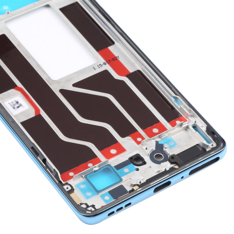 For OPPO Realme X7 Pro Ultra Original Front Housing LCD Frame Bezel Plate (Blue) - Frame Bezel Plate by PMC TechLife | Online Shopping South Africa | PMC TechLife