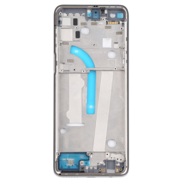 Original Front Housing LCD Frame Bezel Plate for Motorola Moto G100 XT2125 XT2125-4 (Silver) - Frame Bezel Plate by PMC TechLife | Online Shopping South Africa | PMC TechLife