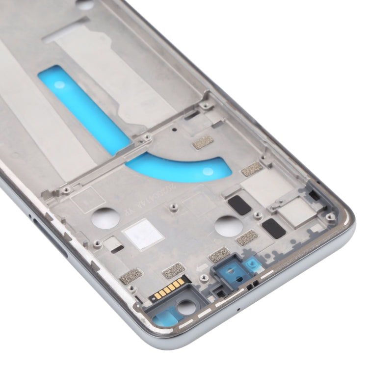 Original Front Housing LCD Frame Bezel Plate for Motorola Moto G100 XT2125 XT2125-4 (Silver) - Frame Bezel Plate by PMC TechLife | Online Shopping South Africa | PMC TechLife