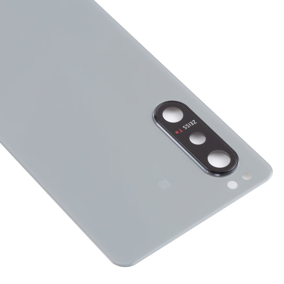 Battery Back Cover with Camera Lens Cover for Sony Xperia 5 II(Grey)
